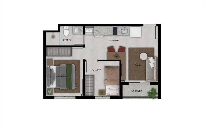 Planta UP Sports Home Vila Sônia apartamento final 01